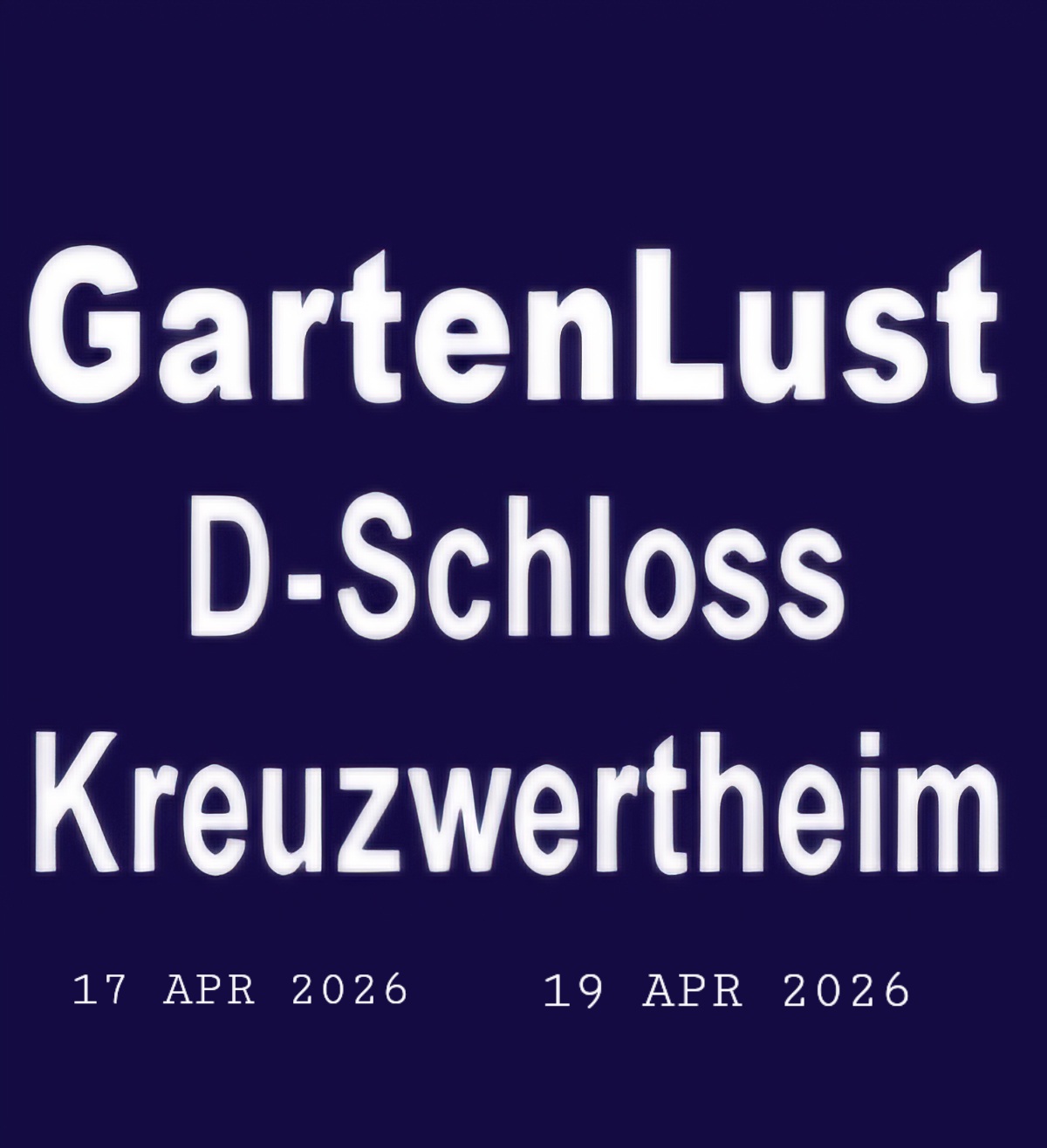 Gartenlust „Schloß Kreuzwertheim“